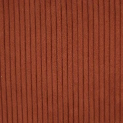 Poltrona girevole in velluto a coste (seduta 46 cm) Kult Terracotta