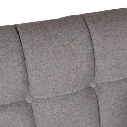 Poltrona in tessuto testurizzato (seduta 45 cm) Rory Grigio scuro
