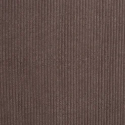 Poltrona in velluto a coste (seduta 45 cm) Owen Cioccolato