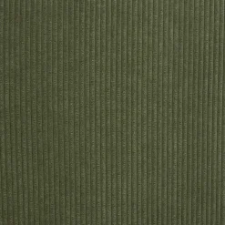 Poltrona in velluto a coste (Seduta 45 cm) Owen Verde pino