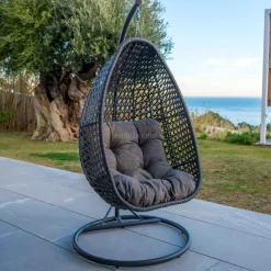 Poltrona sospesa Coral - Grigio antracite
