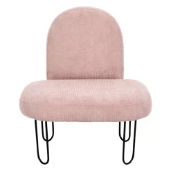 Poltroncina bambino velluto Augustin Rosa