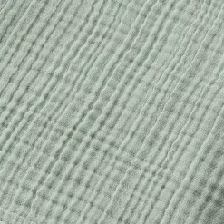 Poncho adulto in garza di cotone L/XL Gaïa Verde eucalipto