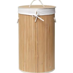 Portabiancheria rotondo Anako Beige