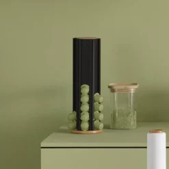 Portacapsule caffè Nespresso Nero e naturale