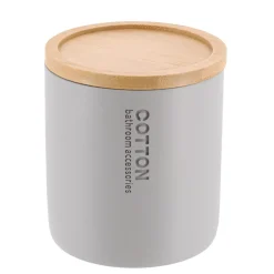 Porta dischetti struccanti Purebamboo Grigio chiaro