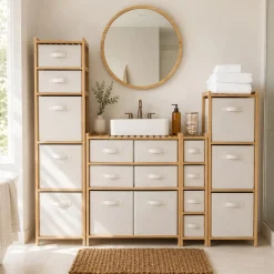 Portaoggeti 4 livelli Tidy box Marrone