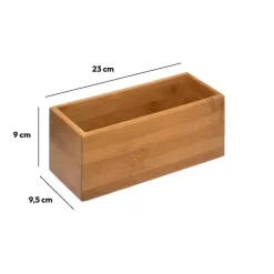 Portaoggetti in Bambù (23 x 9 cm) modello grande Naturale