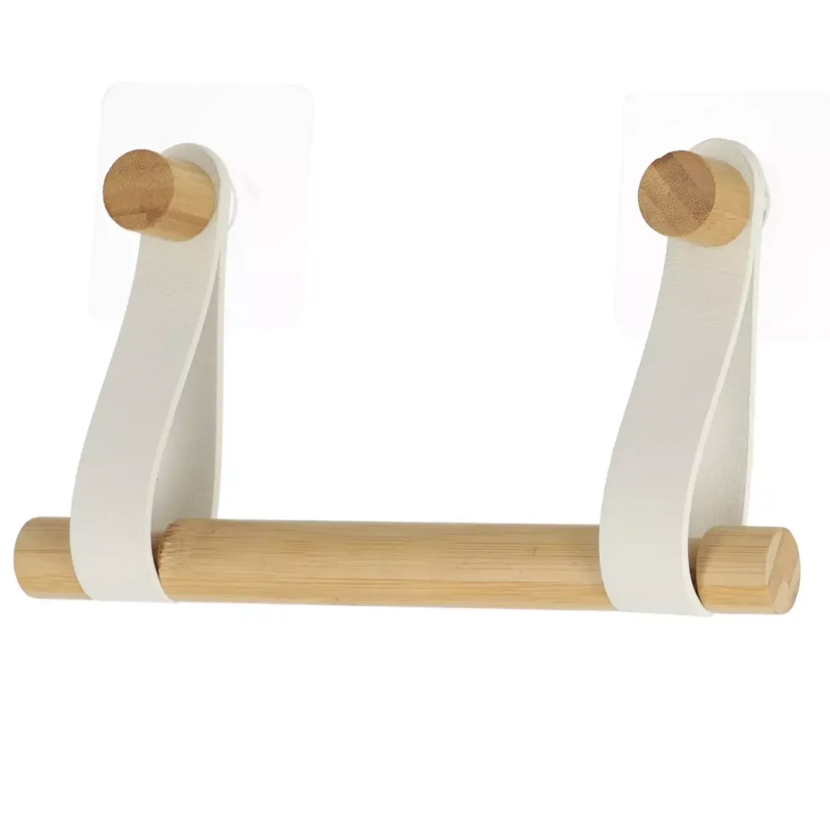 Portarotolo wc adesivo easy Chic ecopelle Bianco