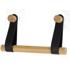 Portarotolo wc adesivo easy Chic ecopelle Nero