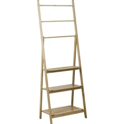 Portasciugamano con ripiano portaoggetti bambù (H152 cm) Bali