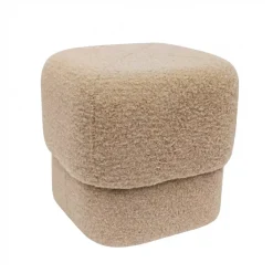 Pouf Bouclé (H40 cm) Modoro Beige