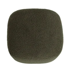 Pouf in bouclé (H43 cm) Nyxor Verde scuro