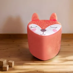 Pouf bambini (Alt 25 cm) Volpacchiotto Arancione