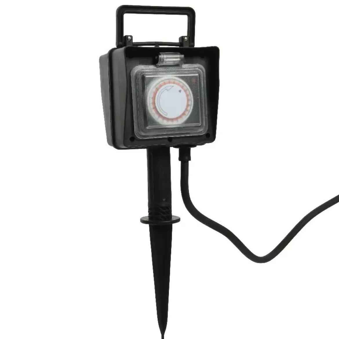 Presa con picchetto da giardino programmabile