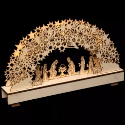 Presepe completo luminoso Santa Amelia