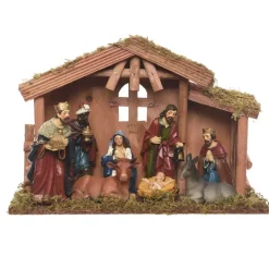 Presepe con natività Saint-Daniel