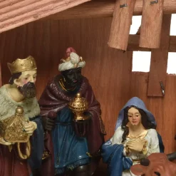 Presepe con natività Saint-Daniel