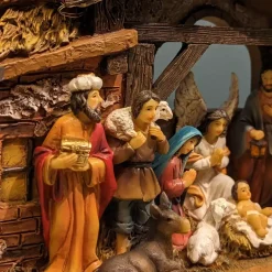 Presepe con natività Sainte-Julia
