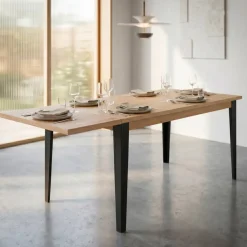 Prolunga per tavolo in rovere massiccio (90 cm) Bristol Naturale