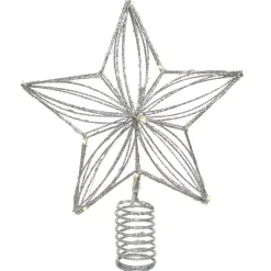 Puntale albero luminoso Gaya Argento