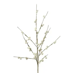 Ramo di bacche (H55 cm) Laponia Perla metallizzata