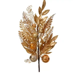 Ramo di foglia (H75 cm) Majesty Oro rame