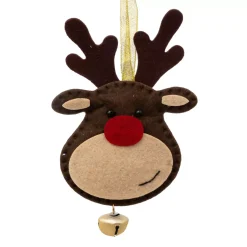 Renna da appendere (19 cm) Marrone