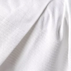 Runner letto cotone (130 x 160 cm) Léa Bianco