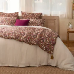 Runner letto garza di cotone (90 x 200 cm) Constance Camel