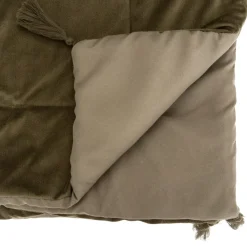 Runner letto velluto (80 x 180 cm) Sonia Verde cachi
