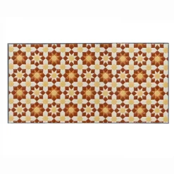 Scaffale da esterno pieghevole in mosaico (H118 cm) Madrid Marrone