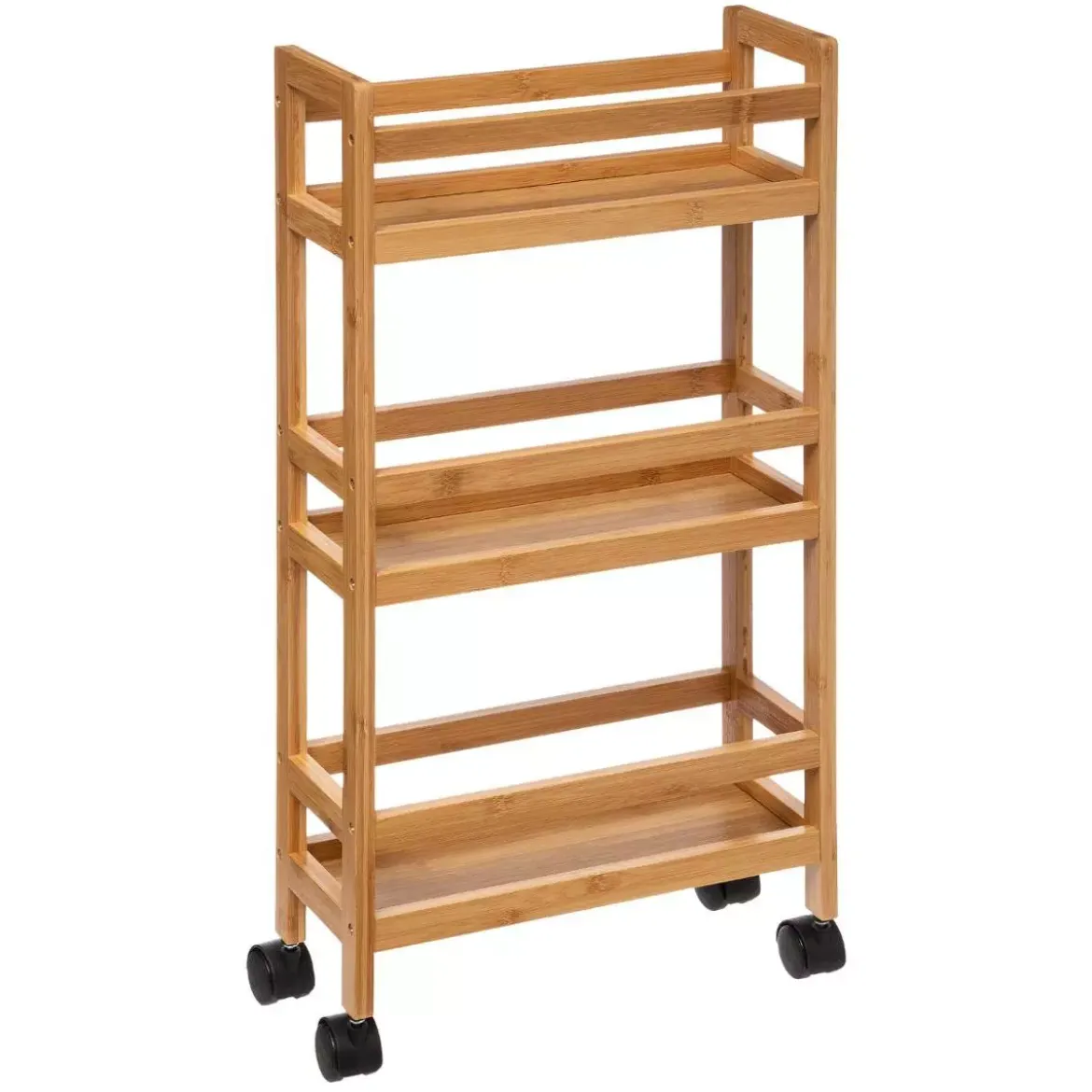 Scaffale 3 ripiani bambù (H74,5 cm) Pia Naturale