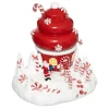 Scena di vita illuminata e animata (H17 cm) Cupcake di Babbo Natale