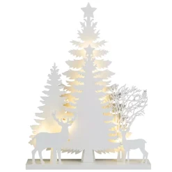 Scena luminosa Foresta a pile Bianco caldo