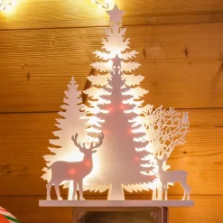 Scena luminosa Foresta a pile Bianco caldo
