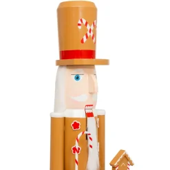Schiaccianoci in legno (H106 cm) Georges e il bastoncino di zucchero