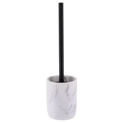 Scopino per WC in poliresina effetto marmo Séma Grigio