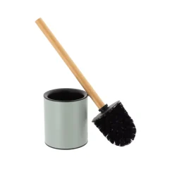 Scopino WC in metallo Purebamboo Verde eucalipto
