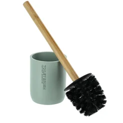 Scopino WC in poliresina Purebamboo Verde eucalipto