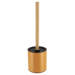Scopino WC metallo Purebamboo Giallo senape
