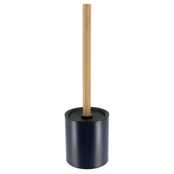 Scopino WC metallo Purebamboo Blu marino