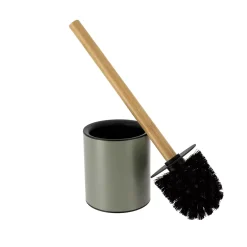Scopino WC metallo Purebamboo Verde cachi