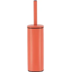 Scopino WC quadrato con coperchio in metallo Boho-Chic Terracotta