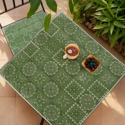 Sedia bistro pieghevole in mosaico Aveiro Verde oliva