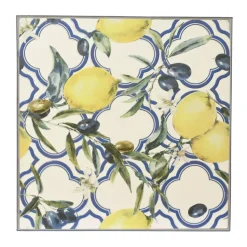 Sedia bistro pieghevole in mosaico Sorrento Azzurro