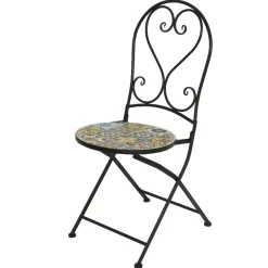 Sedia bistrot pieghevole Braga - Multicolore