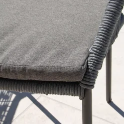 Sedia da giardino impilabile Seville - Grigio