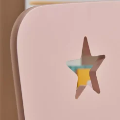 Sedia bambino legno (H50 cm) Stars Rosa