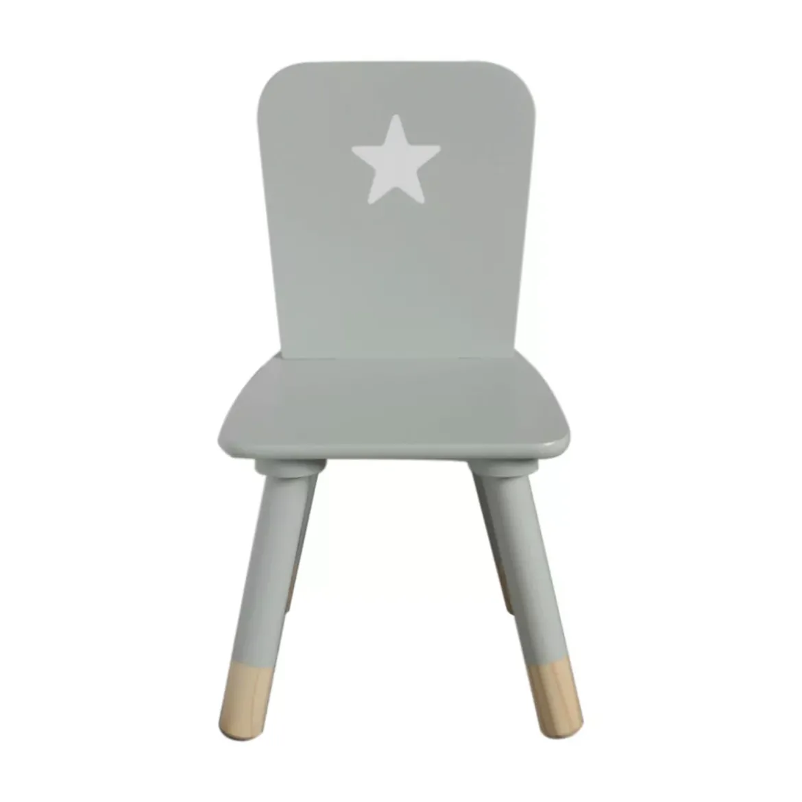 Sedia bambino legno (H50 cm) Stars Verde